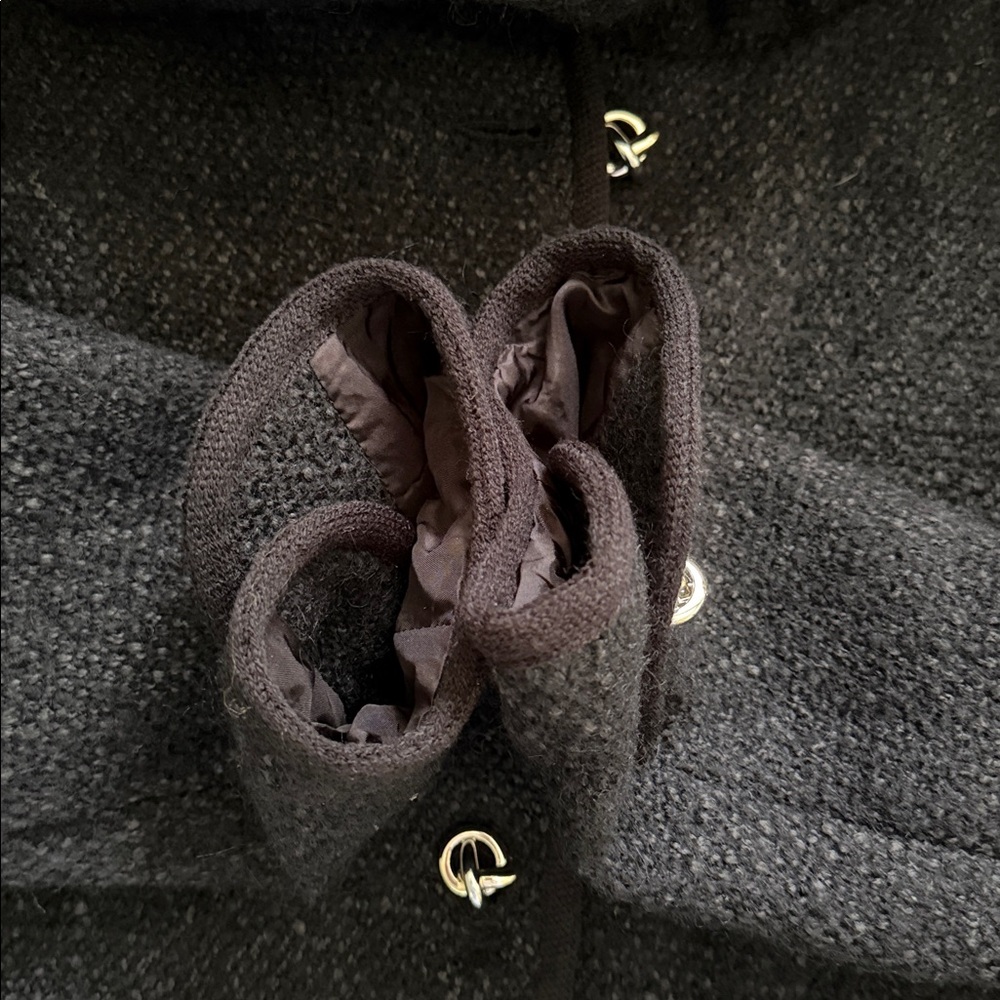 ba&sh Octave Wool Blend Tweed Hooded Blazer Metallic Knot Buttons Size 2 -US 6 - Picture 11 of 16